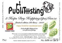 Publitasting 3 Hop Dry Hopping (IPA)