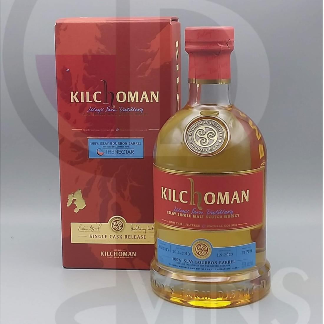 Kilchoman 2013 7y Single Cask 100% Islay Bourbon Barrel 70cl
